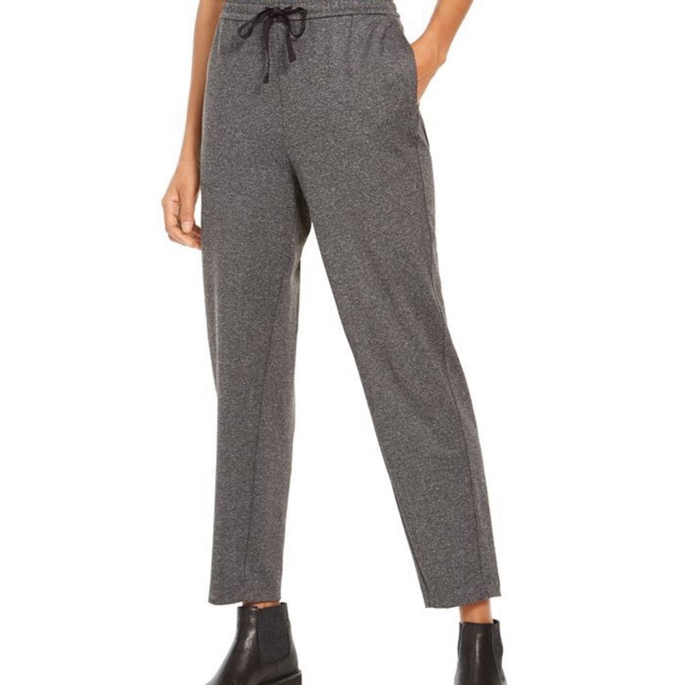 EILEEN FISHER Gray Pull On Pants Trousers